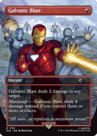Galvanic Blast (Rainbow Foil) (1732) Foil - Secret Lair Drop Series