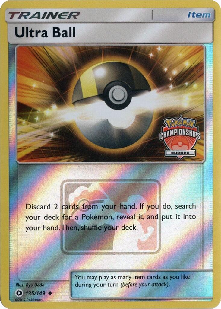 Ultra Ball (135/149) (Europe Championships) [League & Championship Cards] | Silver Goblin