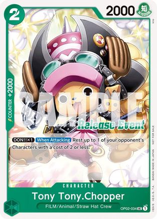 Tony Tony.Chopper (ST15 - ST20 Release Event Pack) (OP02-034)