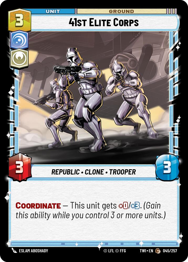 41st Elite Corps (045/257) [Twilight of the Republic] | Silver Goblin