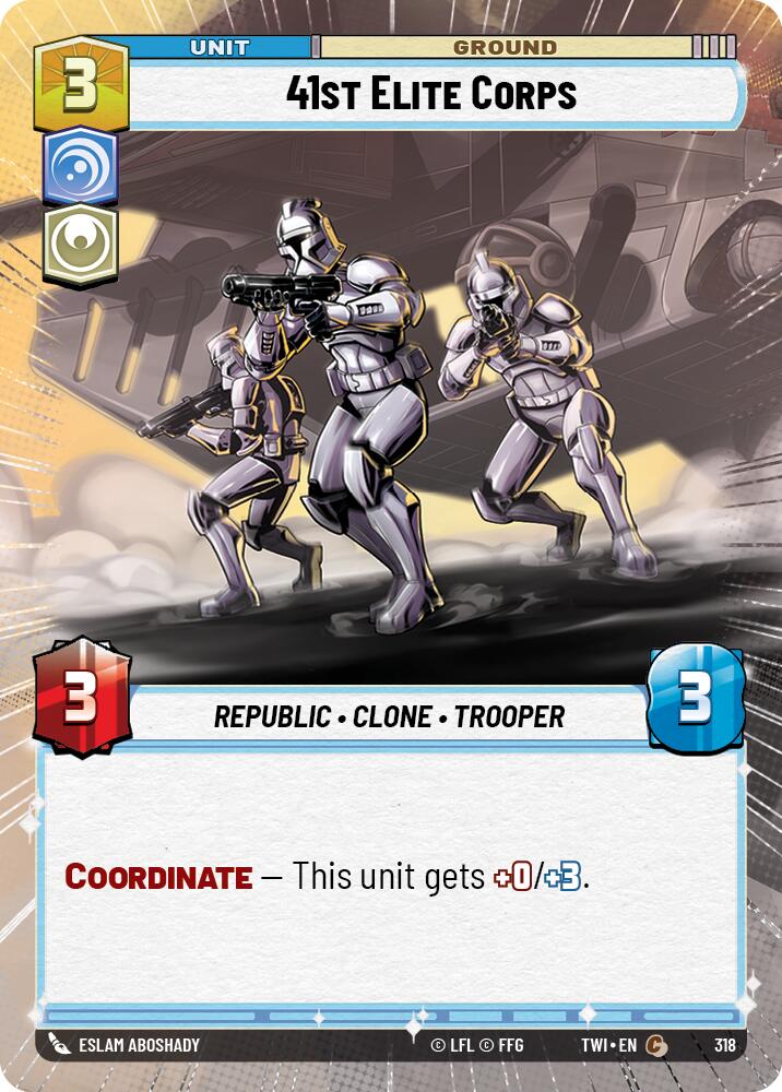 41st Elite Corps (Hyperspace) (318) [Twilight of the Republic] | Silver Goblin