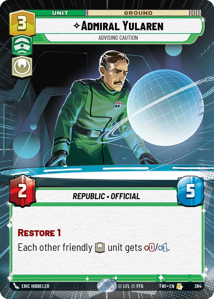 Admiral Yularen - Advising Caution (Hyperspace) (364) [Twilight of the Republic] | Silver Goblin