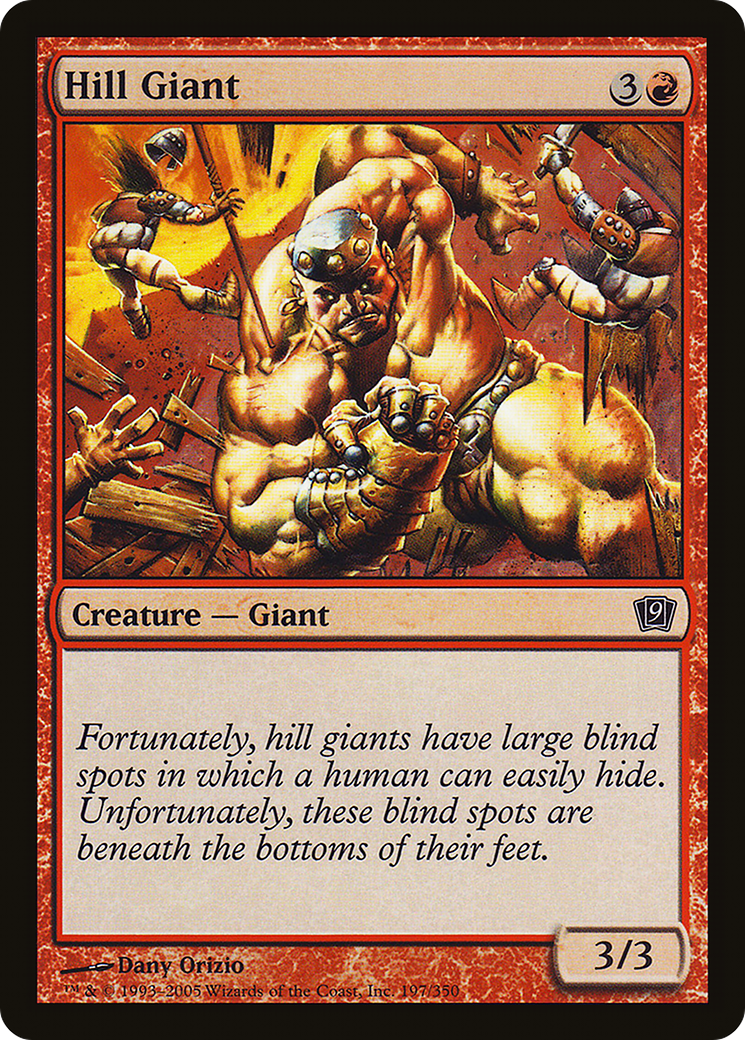 Hill Giant (197) - Ninth Edition