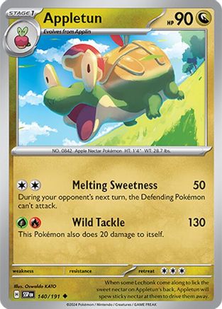 Appletun (140/191) [Scarlet & Violet: Surging Sparks] Reverse Holofoil