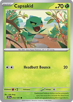 Capsakid (012/191) [Scarlet & Violet: Surging Sparks] Reverse Holofoil