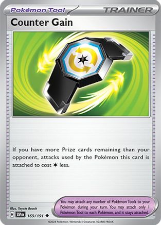 Counter Gain (169/191) [Scarlet & Violet: Surging Sparks] Reverse Holofoil