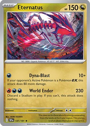 Eternatus (141/191) [Scarlet & Violet: Surging Sparks] Reverse Holofoil