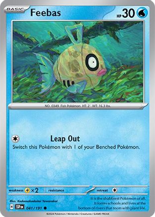 Feebas (041/191) [Scarlet & Violet: Surging Sparks] Reverse Holofoil