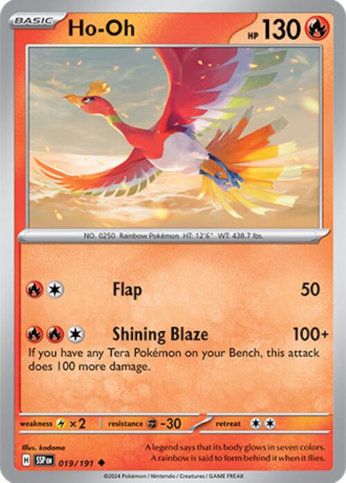 Ho-Oh (019/191) [Scarlet & Violet: Surging Sparks] | Silver Goblin