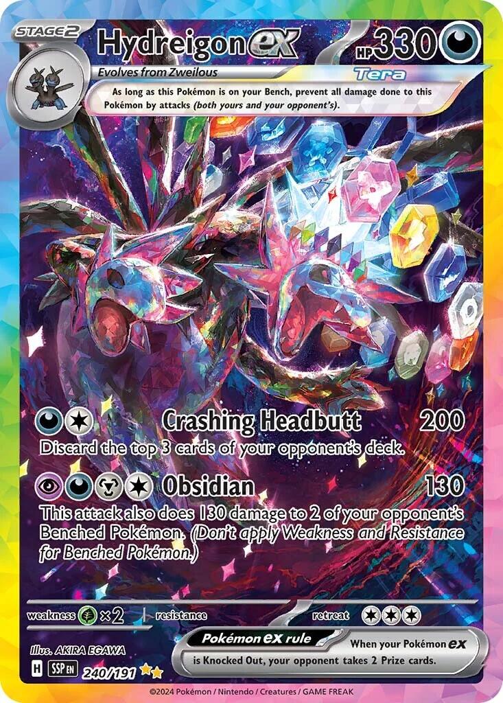 Hydreigon ex (240/191) [Scarlet & Violet: Surging Sparks] | Silver Goblin