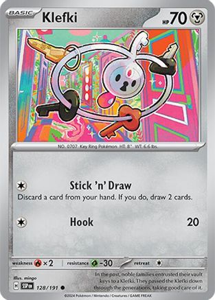 Klefki (128/191) [Scarlet & Violet: Surging Sparks] Reverse Holofoil