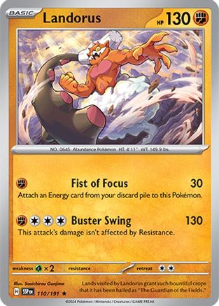 Landorus (110) Reverse Holofoil - Surging Sparks