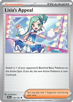 Lisia's Appeal (179/191) [Scarlet & Violet: Surging Sparks] Reverse Holofoil