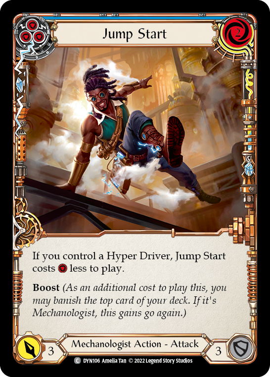 Jump Start (Blue) [DYN106] (Dynasty) | Silver Goblin