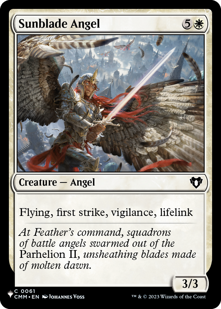 Sunblade Angel [The List Reprints] | Silver Goblin