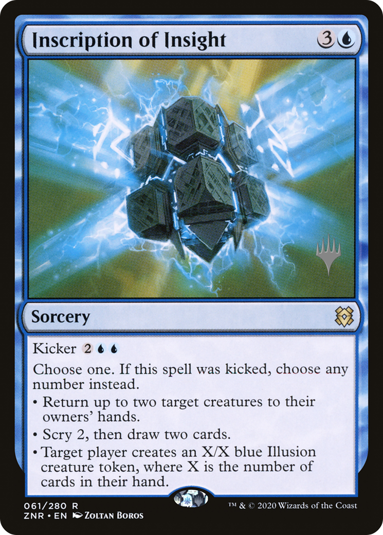 Inscription of Insight (Promo Pack) [Zendikar Rising Promos] Foil