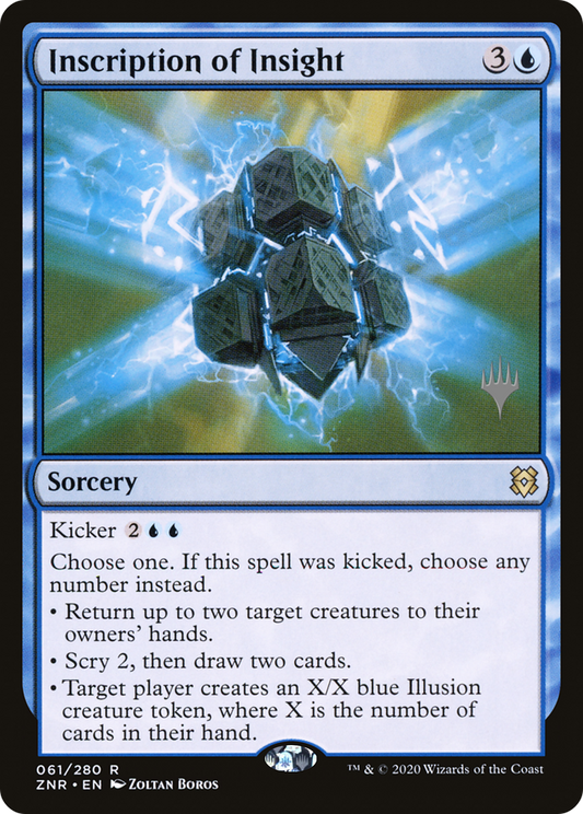 Inscription of Insight (Promo Pack) [Zendikar Rising Promos] Foil