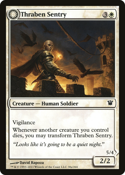 Thraben Sentry (038) Foil - Innistrad