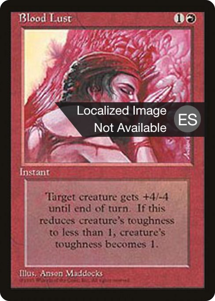 Blood Lust [Fourth Edition (Foreign Black Border)] | Silver Goblin