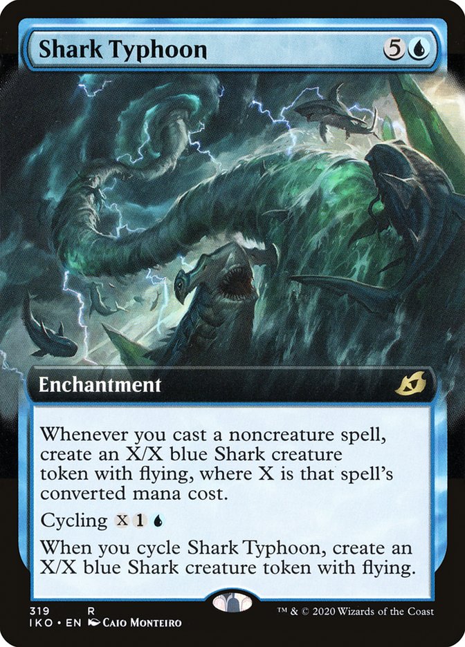 Shark Typhoon (Extended Art) [Ikoria: Lair of Behemoths] | Silver Goblin