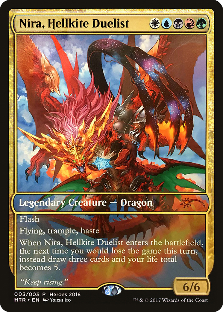 Nira, Hellkite Duelist [Heroes of the Realm] | Silver Goblin