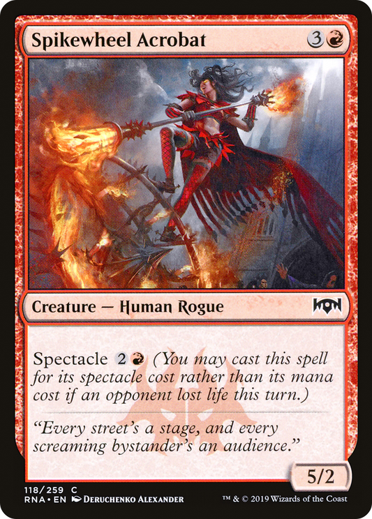 Spikewheel Acrobat [Ravnica Allegiance] Foil