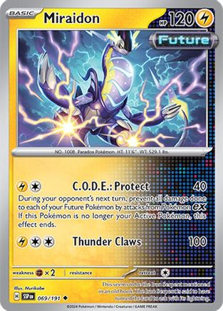 Miraidon (069/191) [Scarlet & Violet: Surging Sparks] Reverse Holofoil