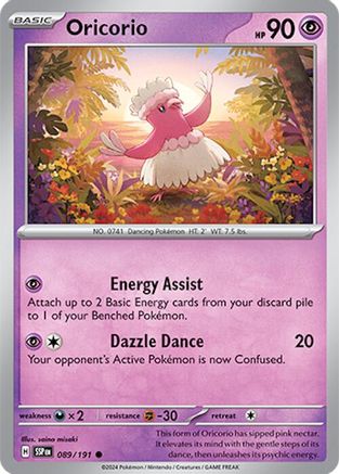 Oricorio (89) Reverse Holofoil - Surging Sparks