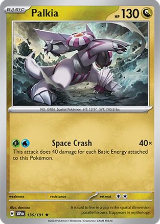 Palkia (136/191) [Scarlet & Violet: Surging Sparks] | Silver Goblin