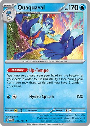 Quaquaval (052/191) [Scarlet & Violet: Surging Sparks] Reverse Holofoil