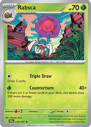 Rabsca (014/191) [Scarlet & Violet: Surging Sparks] Reverse Holofoil