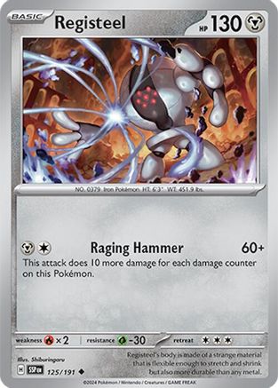 Registeel (125/191) [Scarlet & Violet: Surging Sparks] | Silver Goblin