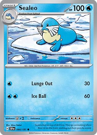 Sealeo (044/191) [Scarlet & Violet: Surging Sparks] Reverse Holofoil