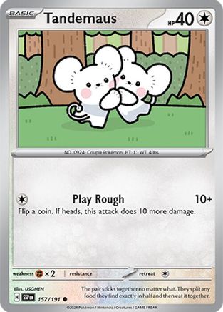 Tandemaus (157/191) [Scarlet & Violet: Surging Sparks] Reverse Holofoil