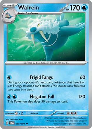 Walrein (045/191) [Scarlet & Violet: Surging Sparks] Reverse Holofoil