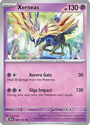 Xerneas (088/191) [Scarlet & Violet: Surging Sparks] Reverse Holofoil