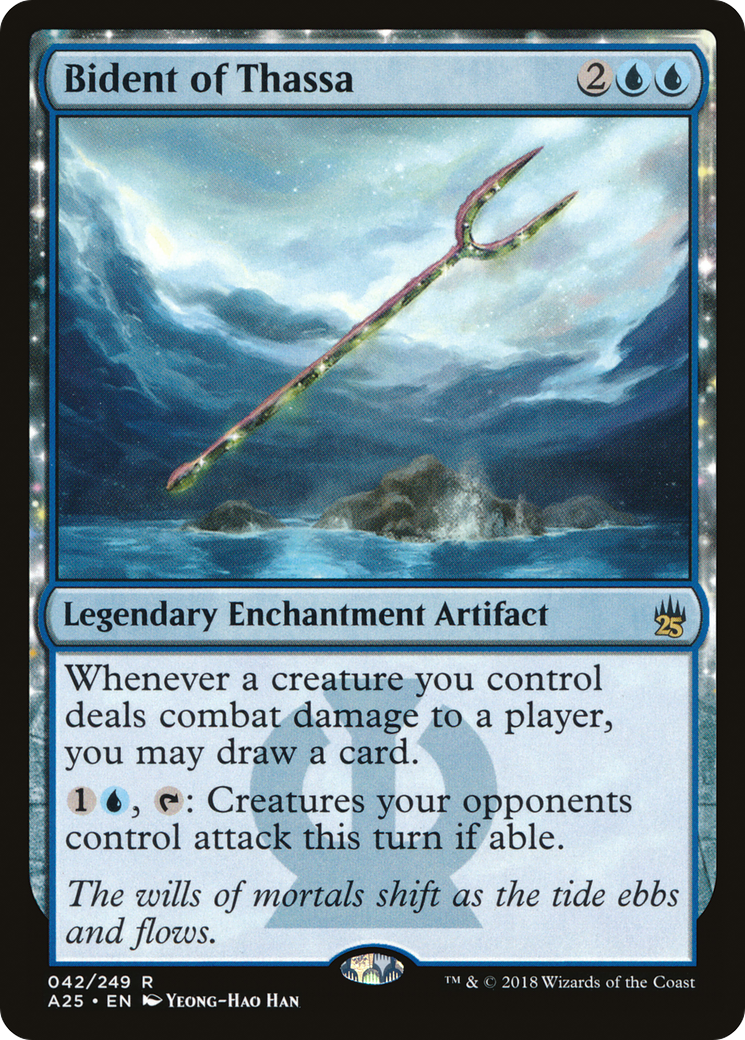 Bident of Thassa [Masters 25] Foil