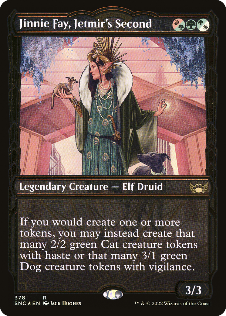 Jinnie Fay, Jetmir's Second (Showcase Golden Age Gilded Foil) [Streets of New Capenna]