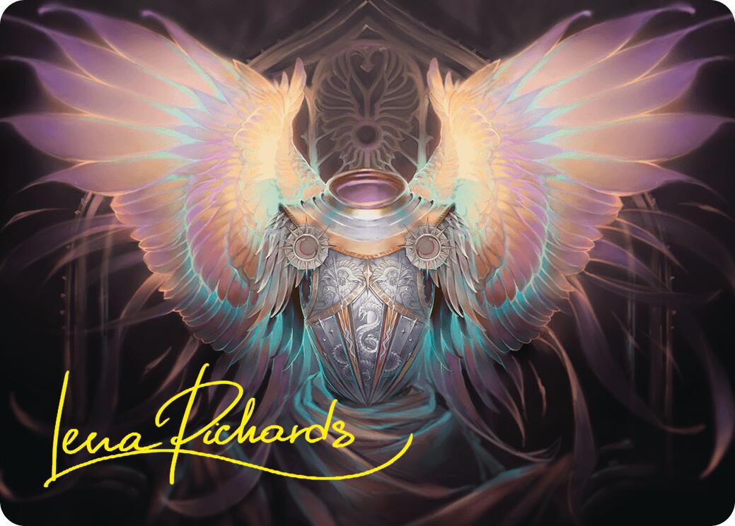 Celestial Armor Art Card (2/54) (Gold-Stamped Signature) [Foundations Art Series] | Silver Goblin