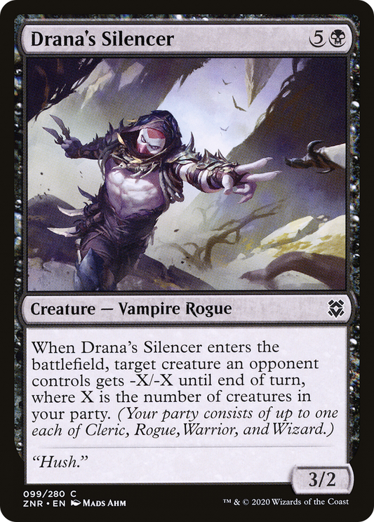 Drana's Silencer [Zendikar Rising] Foil
