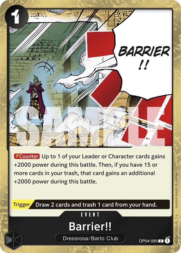 Barrier!! [Premium Booster] | Silver Goblin