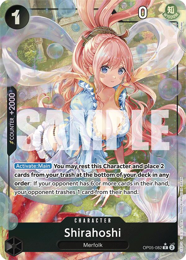 Shirahoshi (OP05-082) (Alternate Art) Foil (OP05-082) - Premium Booster -The Best-