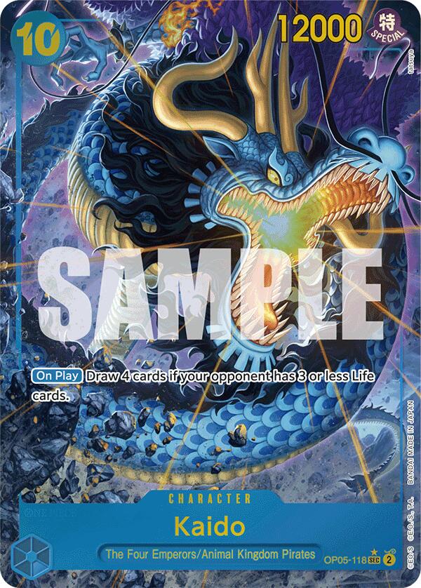 Kaido (OP05-118) (Alternate Art) Foil (OP05-118) - Premium Booster -The Best-