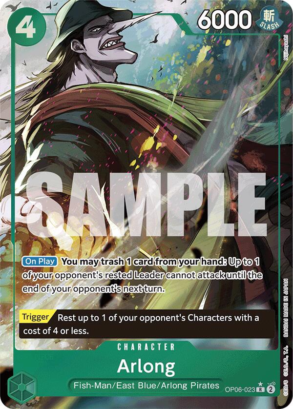 Arlong (Full Art) [Premium Booster] | Silver Goblin