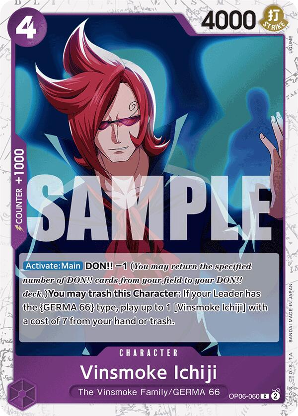 Vinsmoke Ichiji (OP06-060) (Jolly Roger Foil) Foil (OP06-060) - Premium Booster -The Best-