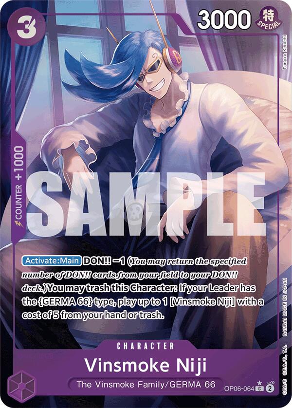 Vinsmoke Niji (OP06-064) (Full Art) Foil (OP06-064) - Premium Booster -The Best-