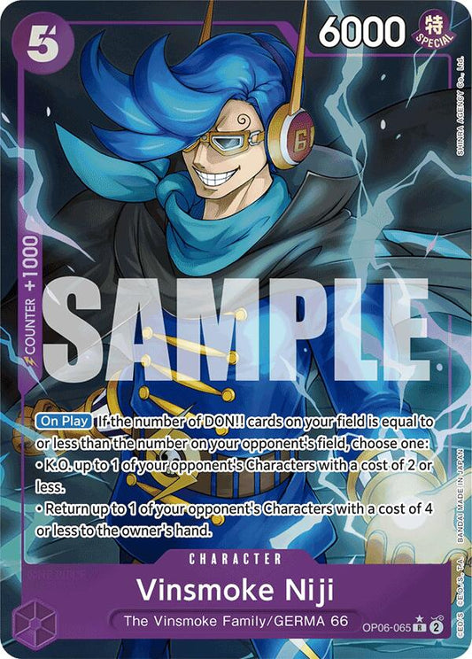 Vinsmoke Niji (OP06-065) (Alternate Art) Foil (OP06-065) - Premium Booster -The Best-