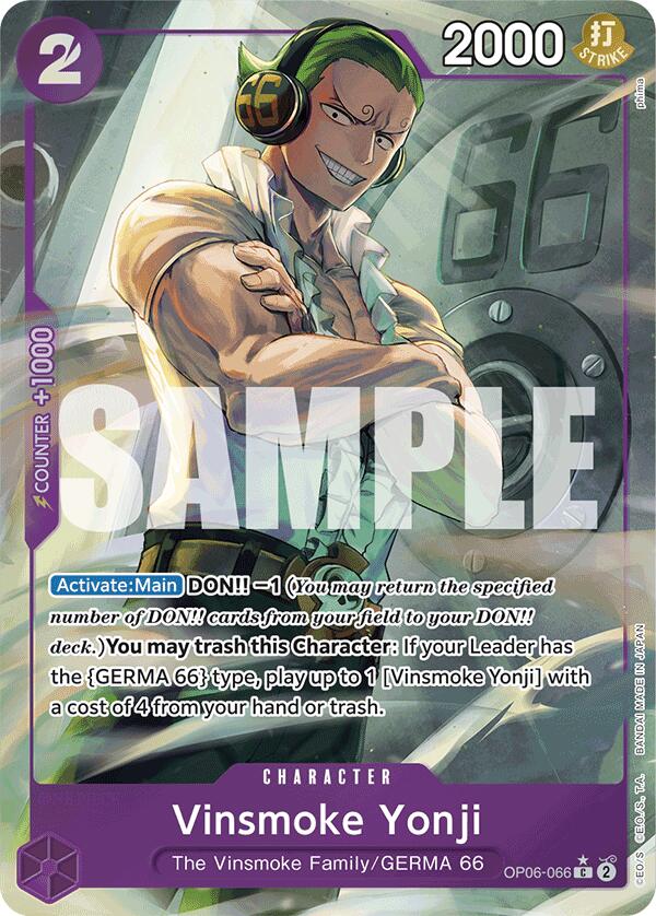 Vinsmoke Yonji (Full Art) [Premium Booster] | Silver Goblin