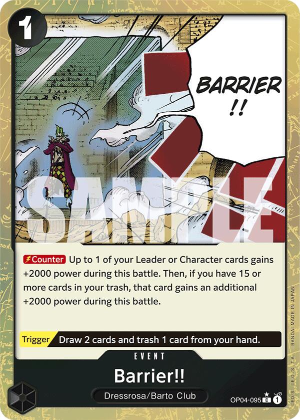 Barrier!! (Textured Foil) [Premium Booster -The Best-] | Silver Goblin