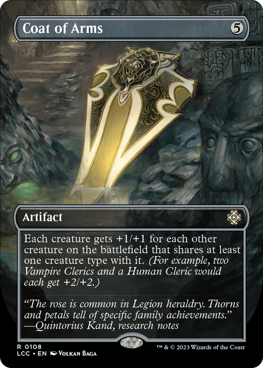 Coat of Arms (Borderless) [The Lost Caverns of Ixalan Commander] Foil
